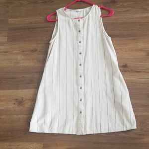 🌞 LINEN STRIPPED SUMMER DRESS